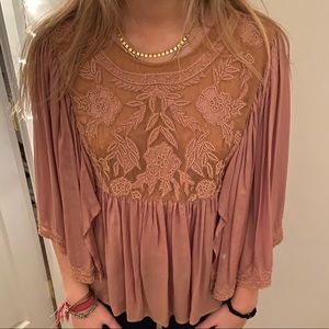 NWT Anthropologie Bead-Embroidered Blouse